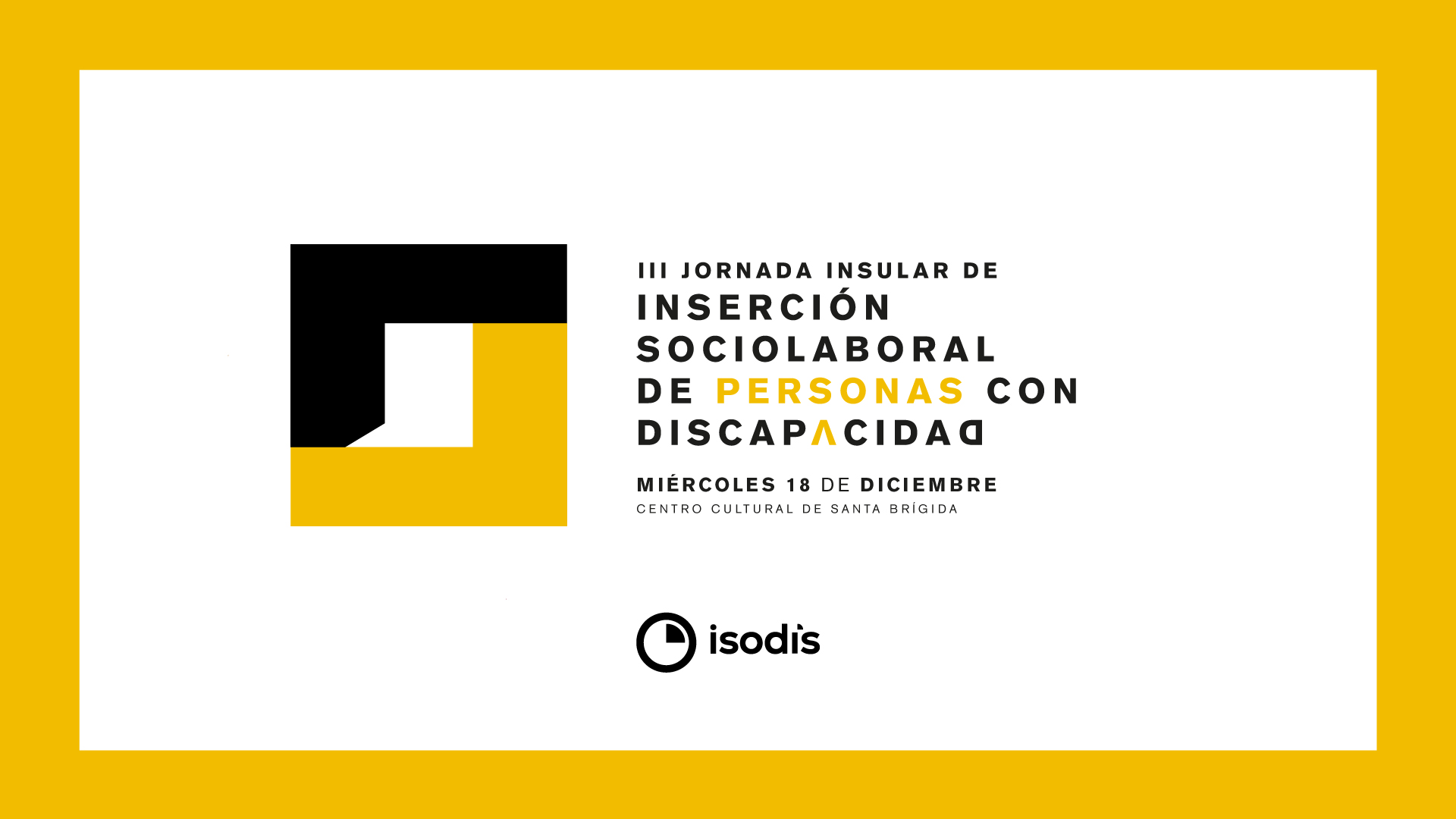 III jornada ISODIS: Programa e inscripción